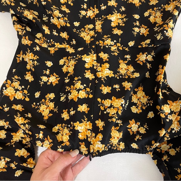 Long Sleeve Floral Bohemian Midi Dress - Picture 8 of 15